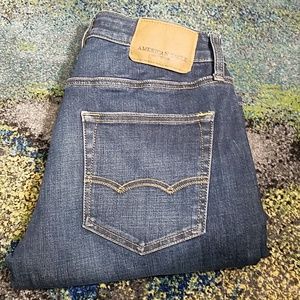 AE 29/34 mens slim straight flex jeans
